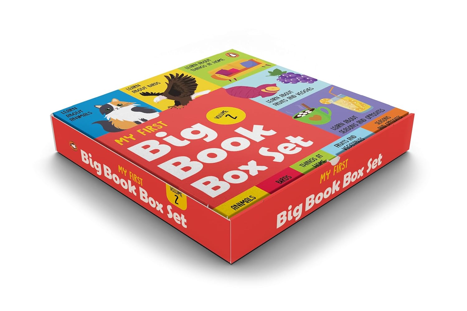 Picture of My First Big Book Box – Volume 2 (5 Books Tuck-Box) (Penguin Early Learning Series): A Boxset of 5 Illustrated Big Board Books for PreSchool Kids, Toddlers