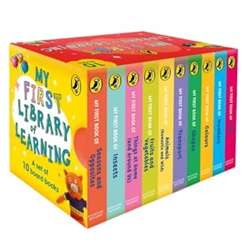 Picture of My First Library of Learning: Box Set, Complete Collection of 10 Early Learning Board Books for Super Kids, 0 to 3