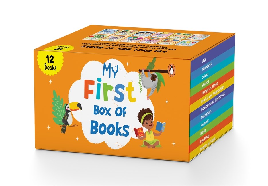 Picture of My First Box of Books (Penguin Early Learning Library) A Boxset of 12 Illustrated Board Books for Kids, Toddlers